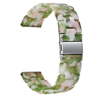 För Fossil Gen 5 Carlyle / Julianna / Garrett / Carlyle HR 22 mm Smart Watch Band Resin Handledsrem