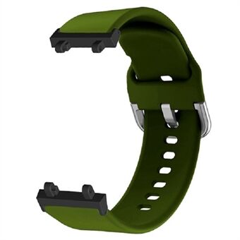 För Huami Amazfit T-Rex 2 Silikonarmband Justerbart handledsband med fyrkantsspänne