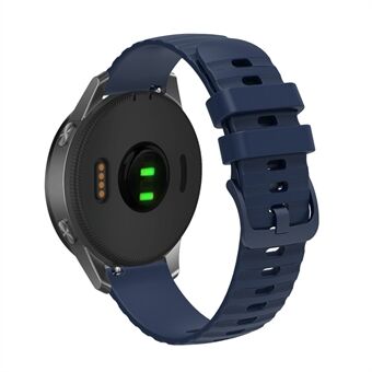 För Garmin Venu 2S / Vivomove 3S / Vivoactive 4S Wave Grain Dots Silicone Watch Band 18mm utbytes justerbar rem