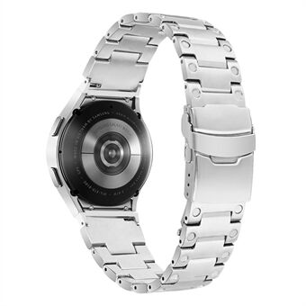 För Samsung Galaxy Watch 5 Active 40mm 44mm / Watch 5 Pro 45mm Watch Arm Armband i rostfritt Steel - Silver