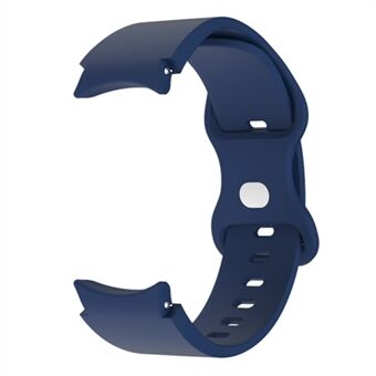 Klockarmband för Samsung Galaxy Watch 5 40 mm 44 mm / Watch 5 Pro 45 mm / Watch4 Classic 42 mm 46 mm / Watch4 40 mm 44 mm , 20 mm silikonband med fjärilsspänne