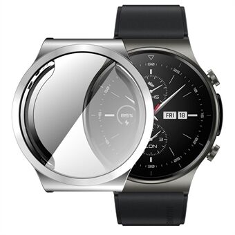 Fullt skydd Elektropläterat TPU-skal för Huawei Watch GT 2 Pro EKG Smartwatch