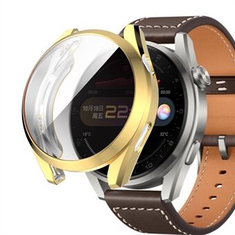 Elektropläterad TPU Smartwatch Protector Case Full Cover Cover för Huawei Watch 3 Pro 48mm