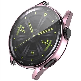 ENKAY för Huawei Watch GT 3 42mm 9H Skärmskydd i härdat glas Exakt utskärning Galvanisering Hård PC Watch Cover Case