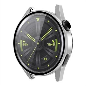 ENKAY för Huawei Watch GT 3 46 mm 9H Skärmskydd i härdat glas Matt Gummerat hårt PC Watch-fodral