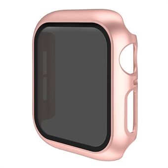 För Apple Watch Series 4 / 5 / 6 / SE / SE (2022) 44 mm integrerat hårt PC-fodral omslag Smart Watch-fodral-skydd med Spy av härdat glas