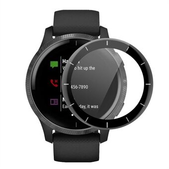 ENKAY för Garmin Venu 2 45 mm / Vivoactive 4 45 mm komplett täckande 3D Curved Soft PC Edge + Ultra Clear PMMA skärmskyddsfilmer