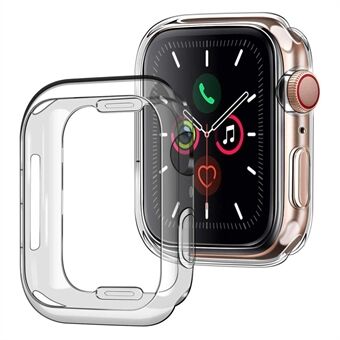 Transparent Allround-skydd Mjuk TPU Smart Watch Case Cover för Apple Watch Series 7 45mm