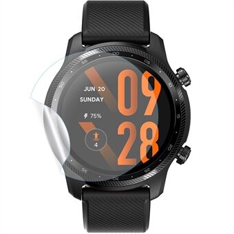 Full täckning HD Clarity Anti-explosion TPU skärmskydd för Ticwatch Pro 3 38mm