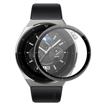 ENKAY För Huawei Watch GT 3 Pro 46 mm hydrofobiskt täckande skydd 3D Böjd mjuk PC Edge + PMMA Ultra Clear Skyddsfilm