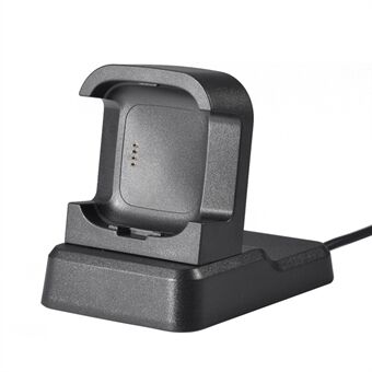 Square Base Laddare Dockningsstation med USB-kabel för Fitbit Versa 2