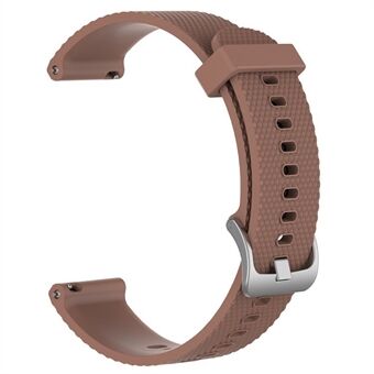 22mm Metal Buckle Twill Pattern Soft TPU Smart Watch Band Replacement Strap for Huawei Wacth GT