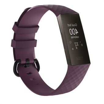 Flexibelt silikonbyteband för Fitbit Charge 3