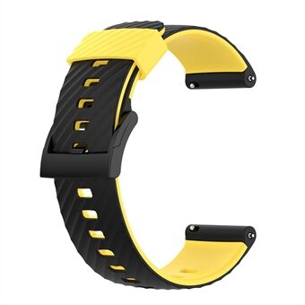 Tvåfärgad silikonersättningstillbehör Klockband Armbandsarmband för Suunto Spartan Sport / Spartan Sport Wrist HR / Suunto 9 / 9 Baro / Suunto 7 / Suunto D5