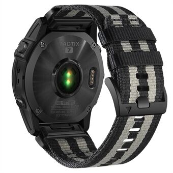 Nyloncanvas Quick för Garmin Tactix 7 Pro / Fenix ​​​​7X / 6X Pro , 26 mm sportklockarmband