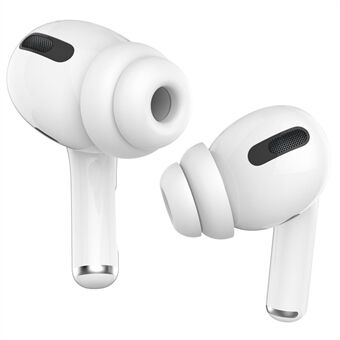 AHASTYLE PT99-2 3 par hörlurslock i silikon för AirPods Pro / AirPods Pro 2 Mjuka, bekväma öronproppar, storlek: S+M+L