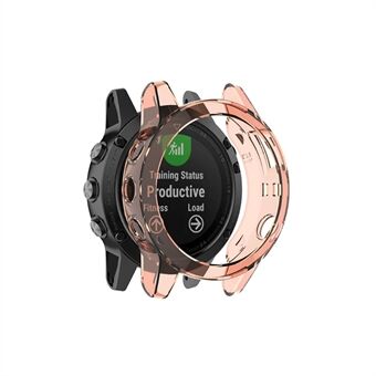 Transparent klockfodral för Garmin Fenix 5/5 Plus Fulltäckande Mjuk TPU skyddsöverdrag