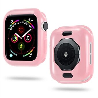 För Apple Watch Series 7 45 mm Lättvikts Mjuk TPU Enfärgad Smart Watch Case Cover