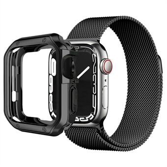 För Apple Watch Series 4 / 5 / 6 / SE 44 mm Anti-Drop Watch Fodral Precise Cutout Watch TPU-skydd
