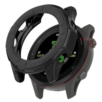 För Garmin Forerunner 955 Halvskyddande Flexibel TPU-fodral Mjuk ram Stöttåligt skydd