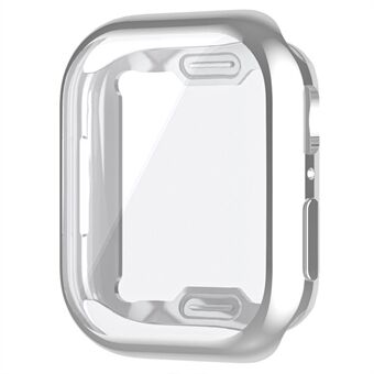 För Apple Watch Series 8 45 mm TPU-klockfodral med full täckning Anti-repa Elektroplätering Scratch