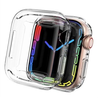 AHASTYLE WA05 2 STK För Apple Watch Series 7/8 45 mm skyddande stötsäker fodral HD Klart flexibel TPU klockramsskydd