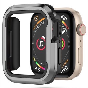 För Apple Watch Series 7 45 mm / 8 45 mm 2 i 1 ram av aluminium + TPU Bumper Watch Fodral Skyddsöverdrag - Multi