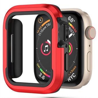 För Apple Watch Series 4 / 5 / 6 40 mm / SE 40 mm / SE (2022) 40 mm 2 i 1 ram av aluminium + TPU Bumper Watch-fodral Stötsäkert skyddsöverdrag - Multi