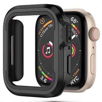 För Apple Watch Series 7 41 mm / 8 41 mm 2 i 1 ram av aluminium + TPU Bumper Watch-fodral Bumpsäkert skyddsöverdrag - Multi