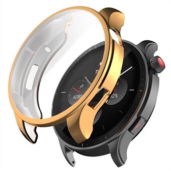 För Huami Amazfit GTR 4 46 mm All-inclusive klocka Skyddskåpa Mjuk Scratch reptålig galvaniseringsfodral