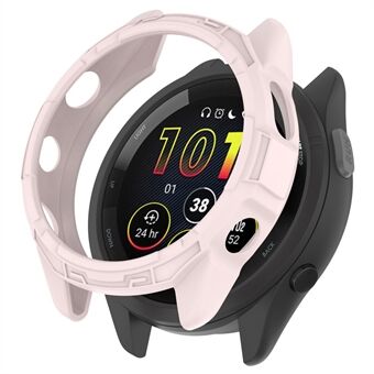 För Garmin Forerunner 265S Anti-kollision Mjuk TPU klockfodral Anti-dropp skyddsram