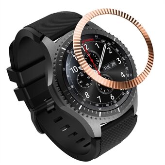 Tygmaterial Byte av klockram för Samsung Gear S3 Frontier - Rose Gold