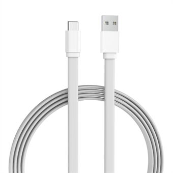 XIAOMI XMSJX11QM 1m Type-C 3A snabbladdningskabel Platt USB-C Mobiltelefon Tabletladdare Datasladd