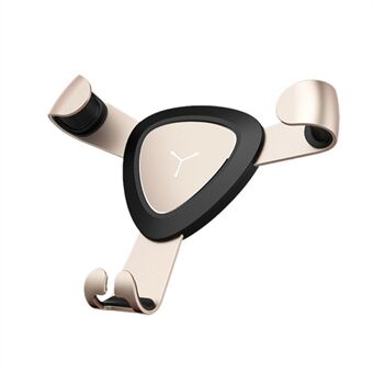 Z01 Universal Rotatable Gravity Triangle Metal Car Air Outlet Phone Holder Bracket