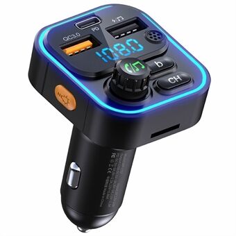 WEKOME WP-C52 Bluetooth MP3 PD 20W Snabbladdande Bil Laddare