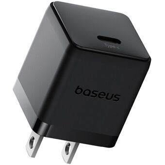 BASEUS Palm USB-C Enkelt Port 20W Snabbladdare US Stickkontakt Väggladdningsadapter