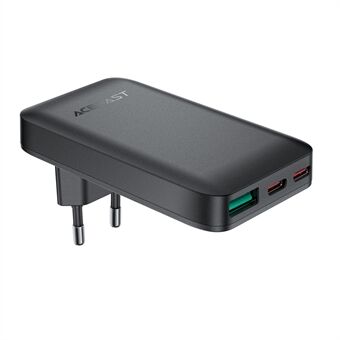 ACEFAST A100 PD 65W Snabbladdande GaN Väggladdare med 2xUSB-C+USB-A, EU-kontakt