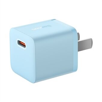 BASEUS GaN5 Snabbladdare Adapter 1C 20W CN Kontaktset Väggladdare (Mini) med Superior Series Snabbladdningsdatakabel Typ-C till iP PD 20W 1m