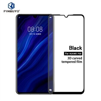 PINWUYO Hot Bending 3D Full Coverage Tempered Glass Screen Protector Anti-explosion for Huawei P30