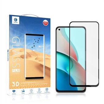 MOCOLO 3D Curved Tempererat Glas Komplett täckande skärmskydd för Xiaomi Mi 11 Lite 4G / 5G / 11 Lite 5G NE - Svart