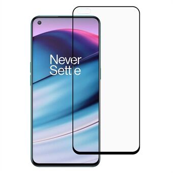 RURIHAI för OnePlus Nord CE 5G 0,26 mm 2.5D Solid Defense Helskärm limmade härdat glas skärmskydd 9H film.