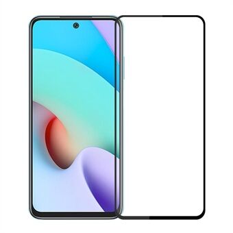 PINWUYO Heltäckande Hellim Anti-Fingeravtryck 9H Hårdhet Härdat glas Skyddsfilm för Xiaomi Redmi 10 / Redmi 10 Prime