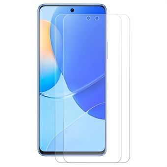 HAT Prince 2st / förpackning för Huawei nova 9 SE Bubbelfritt Fulllim HD 2.5D Arc Edge 0.26mm 9H härdat glasfilm skärmskydd