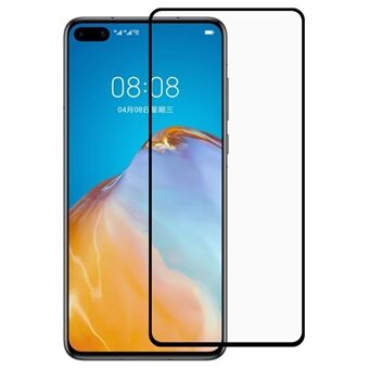 RURIHAI för Huawei P40 HD 0,18 mm helskärm AGC härdat glasfilm Full lim Silke Printing Splittringsskydd Anti-Fingerprint Screen Protector