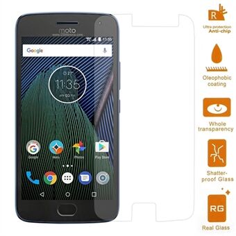 0,3 mm skärmskydd för härdat glas för Motorola Moto G5 Plus (Arc Edge)