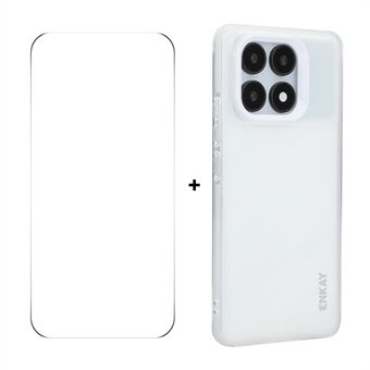 För Xiaomi Redmi K70 5G / Xiaomi Redmi K70 Pro 5G ENKAY HAT PRINCE Fodral Halvgenomskinligt Matt TPU Stötsäkert Telefonfodral med Skärmskydd