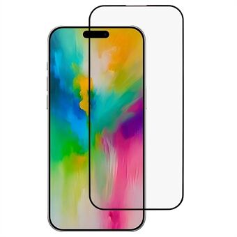 D Pro för iPhone 16 Silk Printing härdat glas skärmskydd 9H hårdhet