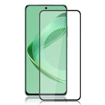 AMORUS För Huawei nova 12 SE 4G / nova 11 SE Skärmskydd Härdat Glas Film Silketryck - Svart