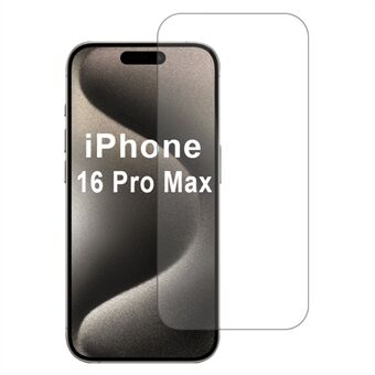 För iPhone 16 Pro Max Skärmskydd Hög Aluminiumsilikonglas 2.5D Klar Film