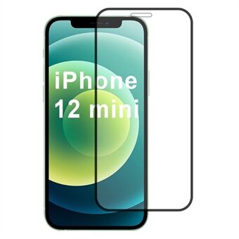 För iPhone 12 mini 2.5D skärmskydd hög aluminium-kiselsilikatglas klar film